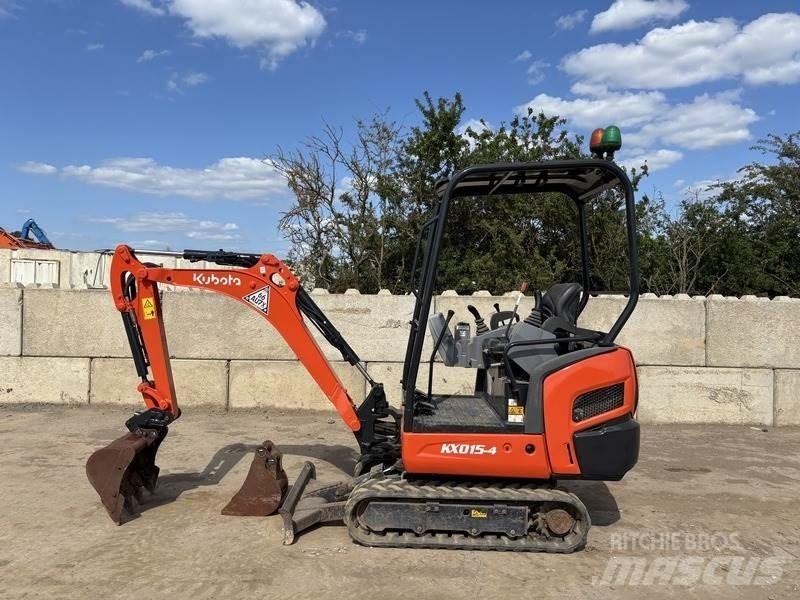 Kubota KX015-4 Mini ekskavatörler, 7 tona dek