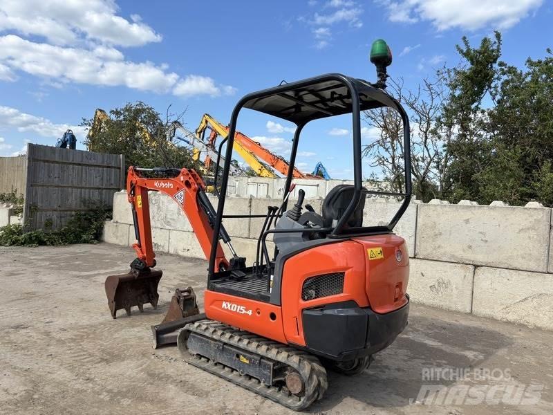 Kubota KX015-4 Mini ekskavatörler, 7 tona dek