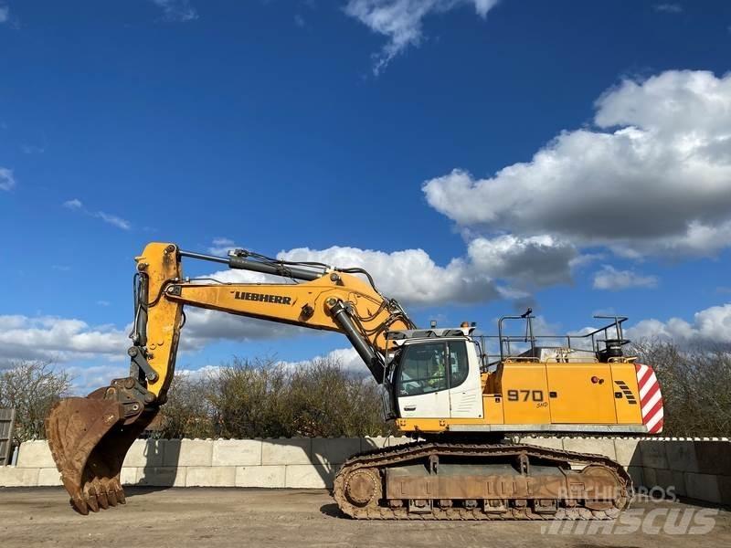 Liebherr R970 SHD Yıkım ekskavatörleri