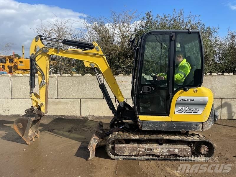 Yanmar sv26 Mini ekskavatörler, 7 tona dek