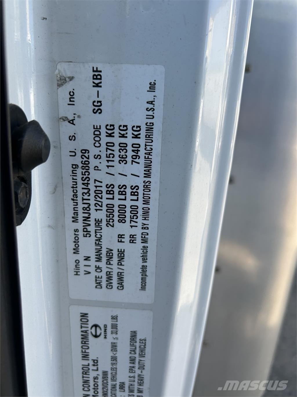 Hino 258ALP Kapali kasa kamyonlar