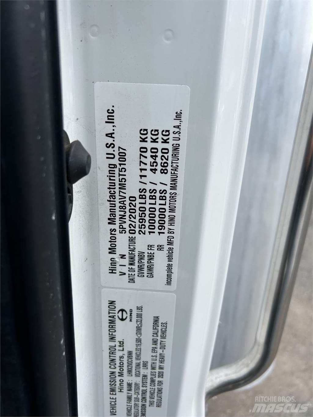 Hino L6 Kapali kasa kamyonlar
