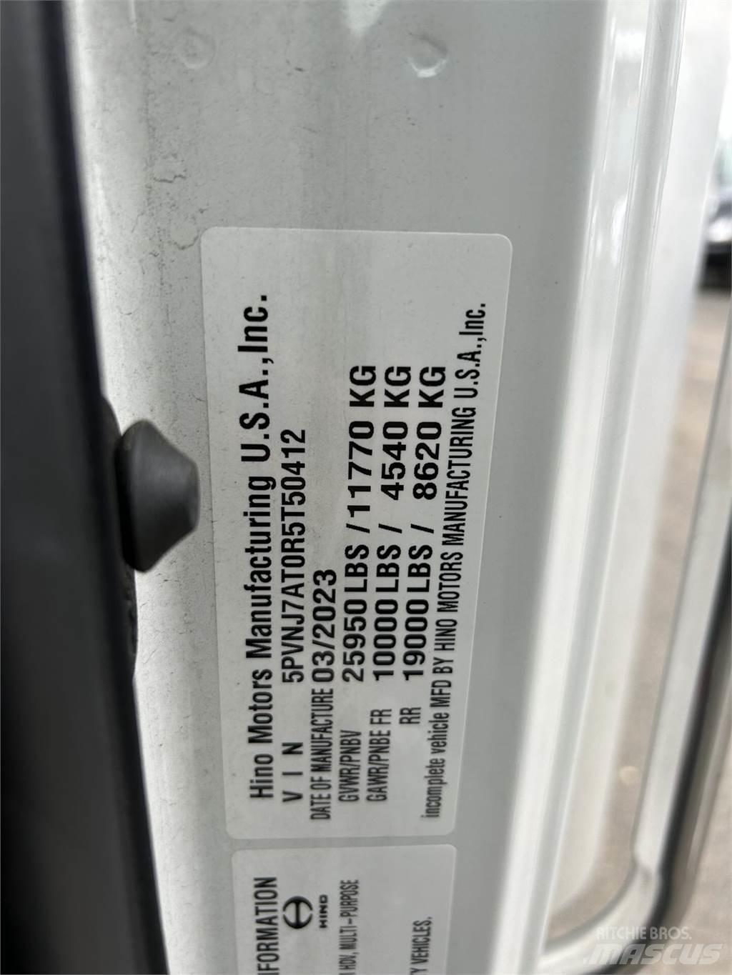 Hino L6 Kapali kasa kamyonlar