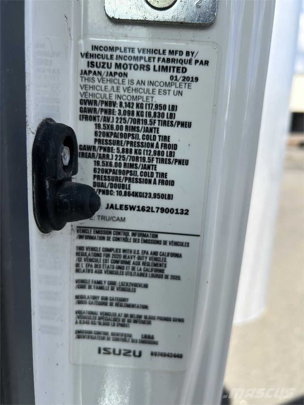 Isuzu NQR Kapali kasa kamyonlar