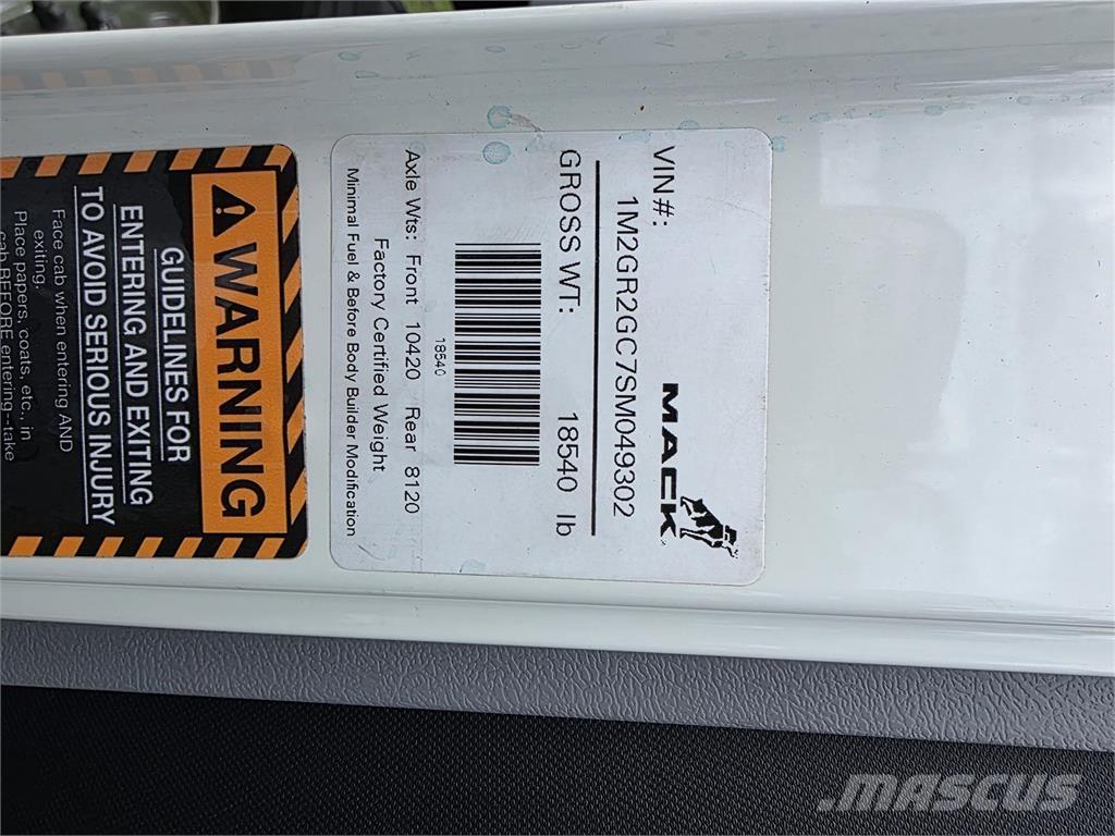 Mack GR64BR Damperli kamyonlar