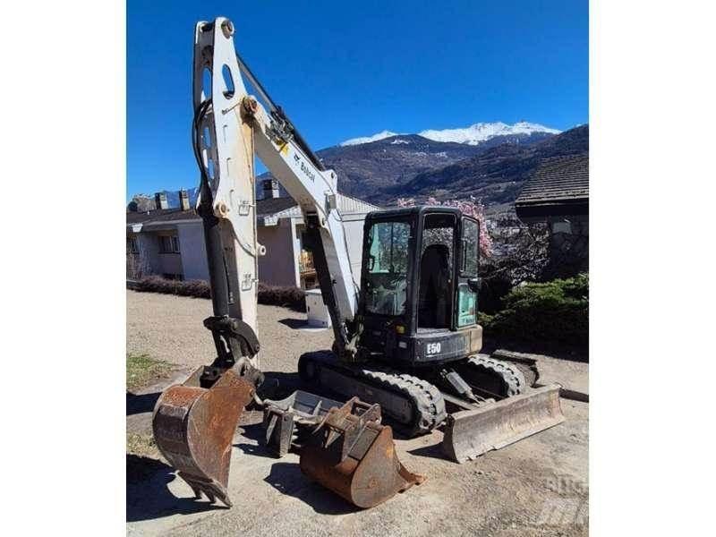 Bobcat E50 Mini ekskavatörler, 7 tona dek
