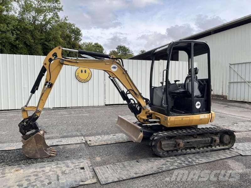 CAT 302.7DCR Mini ekskavatörler, 7 tona dek
