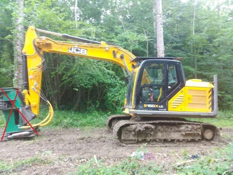 JCB 150XL SV Paletli ekskavatörler