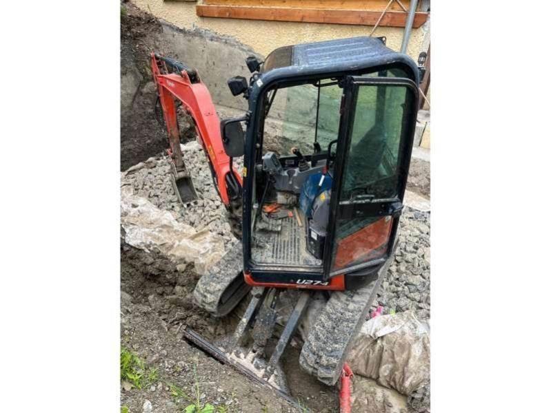 Kubota U27-4 Mini ekskavatörler, 7 tona dek
