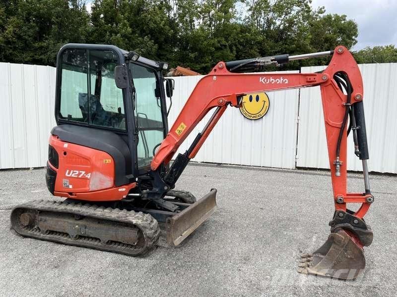 Kubota U27-4 Mini ekskavatörler, 7 tona dek