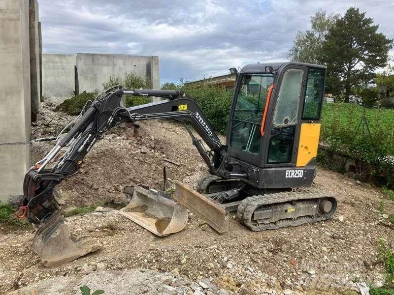 Volvo ECR25D Mini ekskavatörler, 7 tona dek