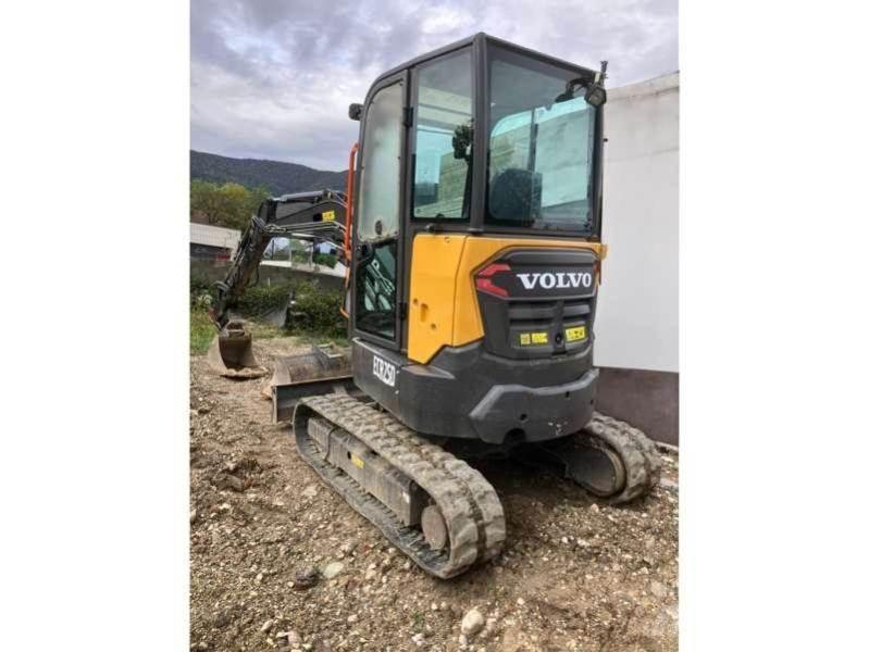 Volvo ECR25D Mini ekskavatörler, 7 tona dek