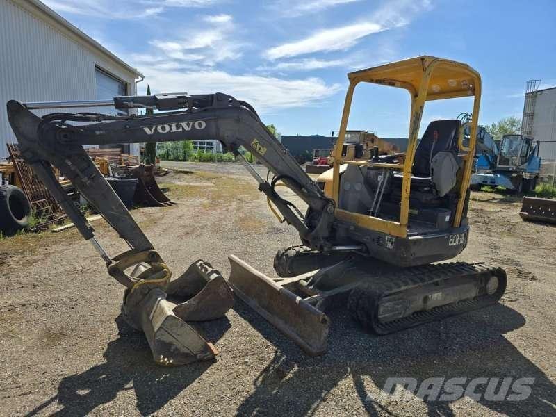 Volvo ECR38 Mini ekskavatörler, 7 tona dek
