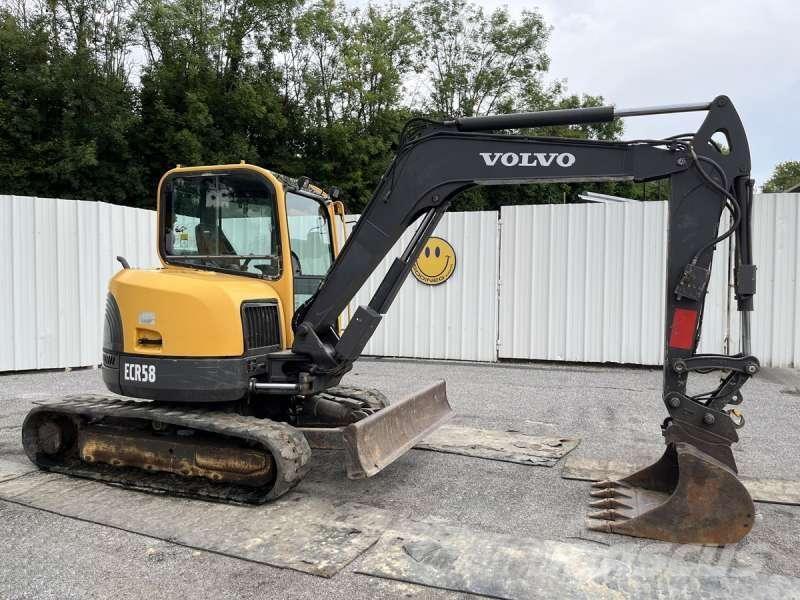Volvo ECR58 Mini ekskavatörler, 7 tona dek