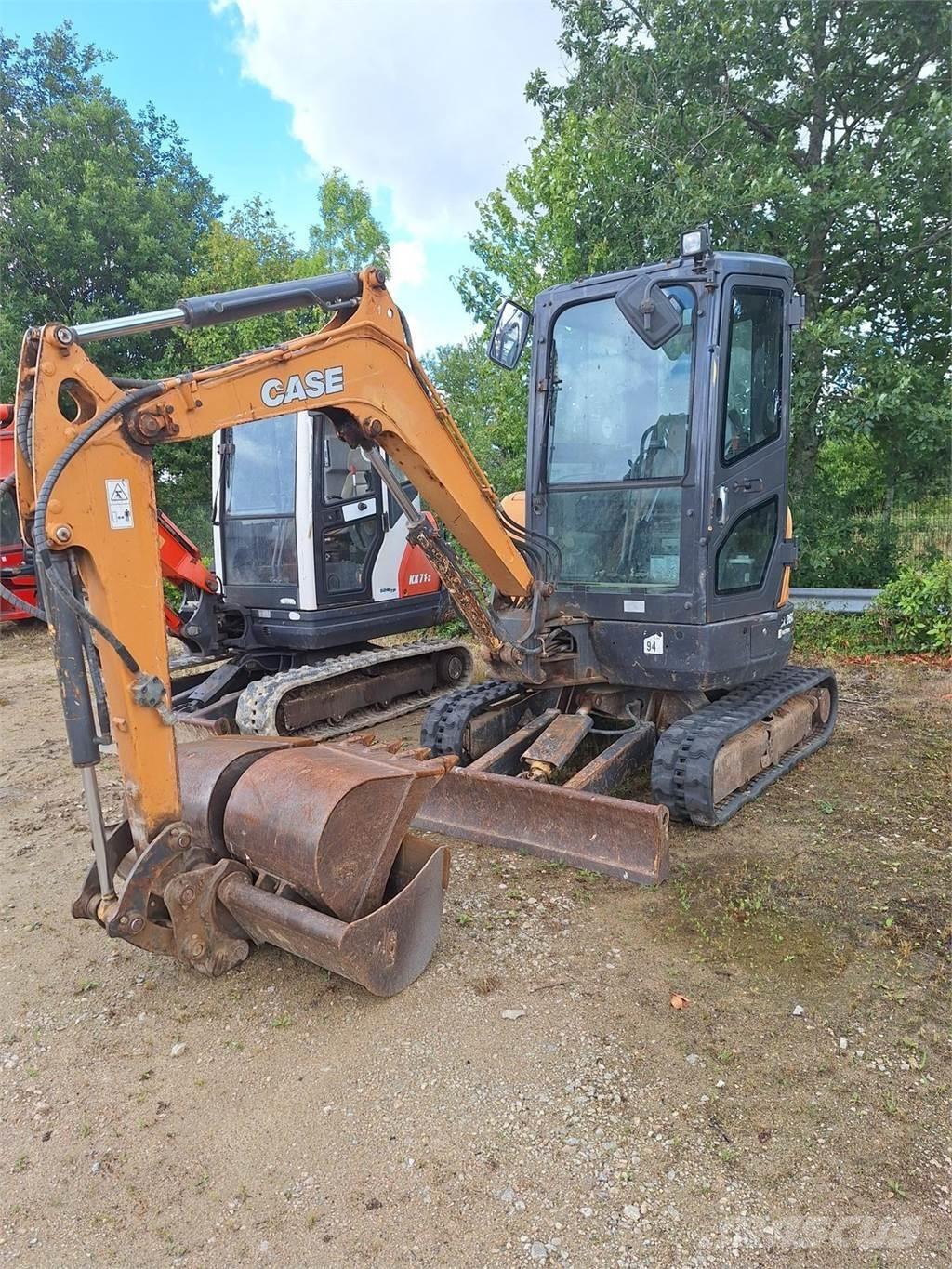 CASE CX26C Mini ekskavatörler, 7 tona dek