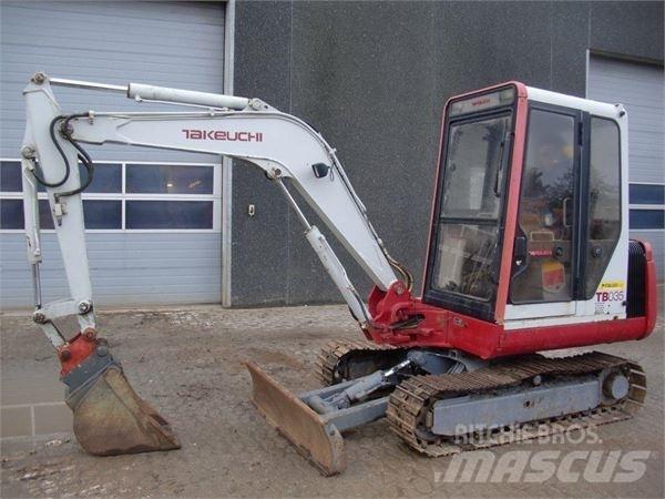 Takeuchi TB035 Mini ekskavatörler, 7 tona dek