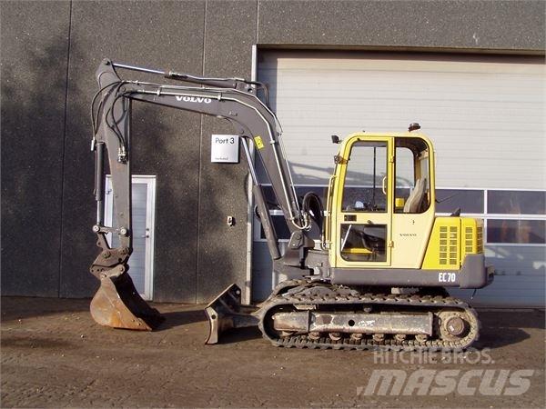 Volvo EC70 Mini ekskavatörler, 7 tona dek
