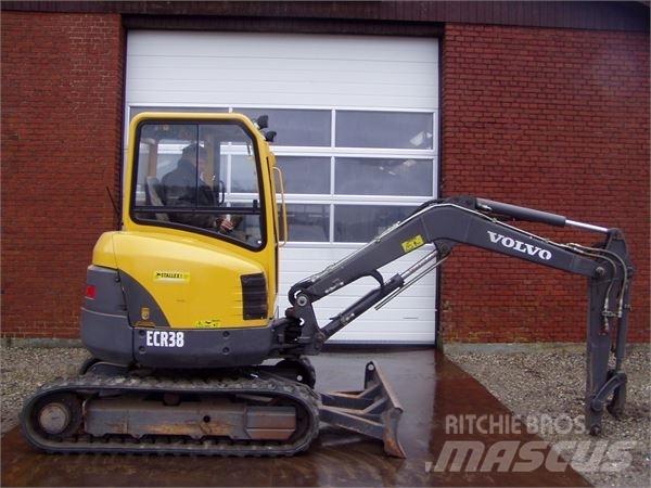 Volvo ECR38 Mini ekskavatörler, 7 tona dek