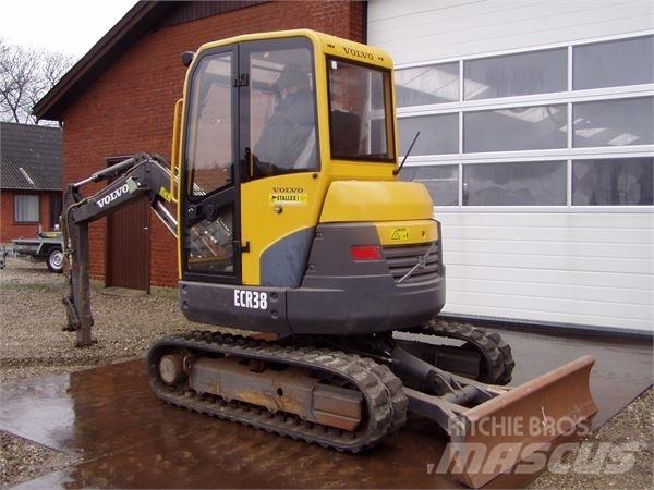 Volvo ECR38 Mini ekskavatörler, 7 tona dek