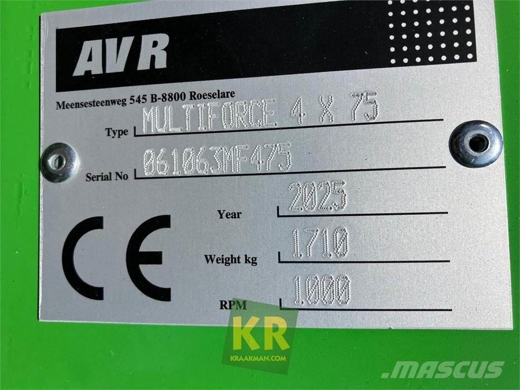 AVR MultiForce Erken hasat kültivatörleri