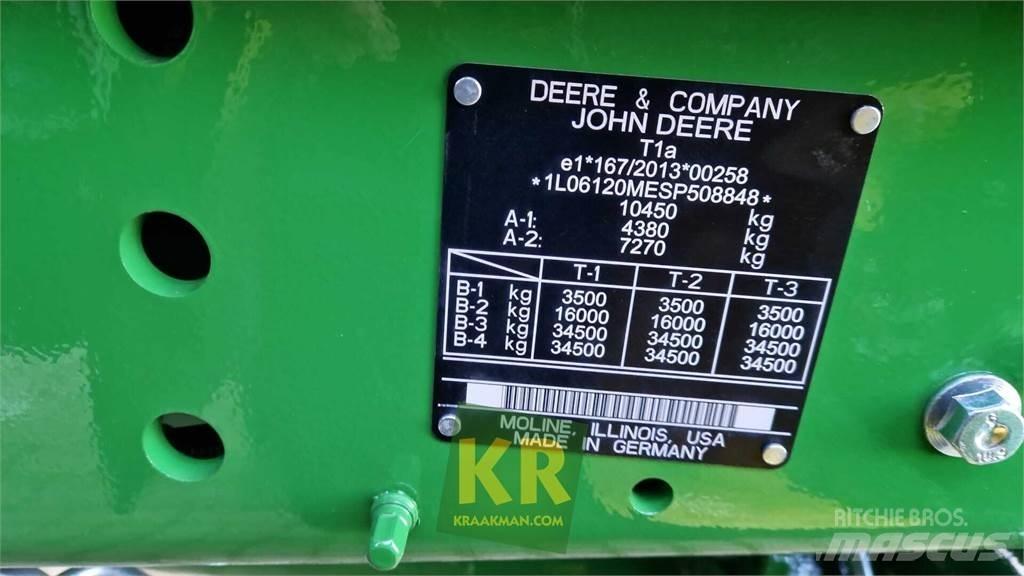 John Deere 6120M Traktörler