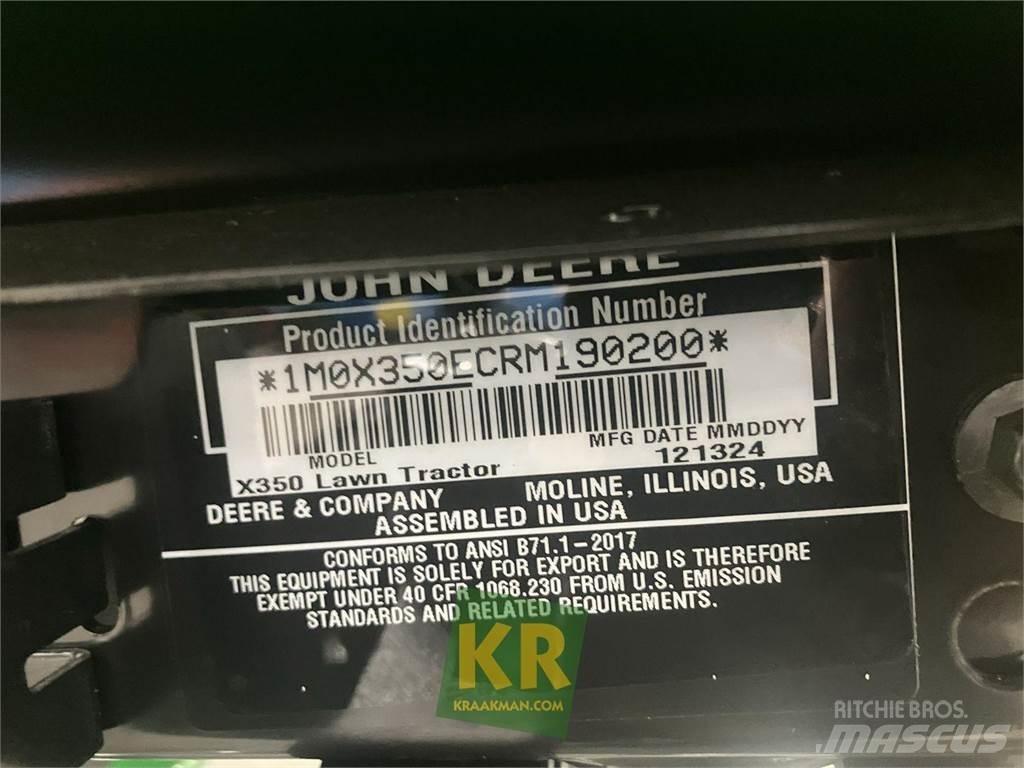 John Deere X350 Mobil çim biçme makineleri