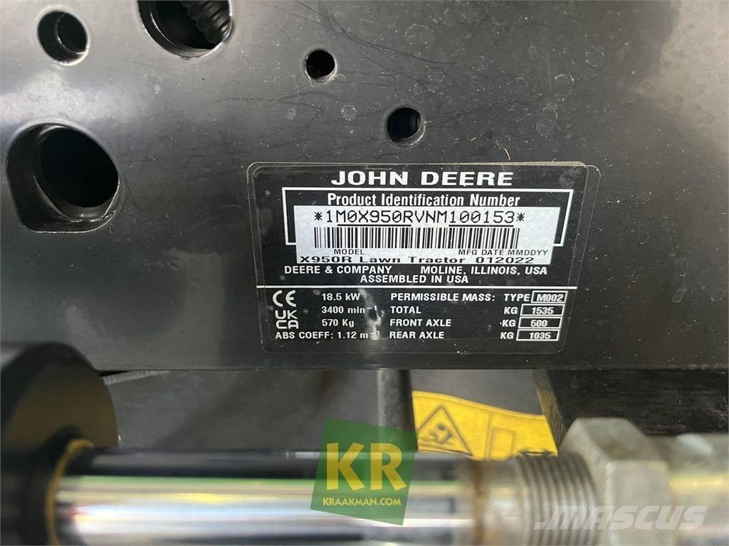John Deere X950R Mobil çim biçme makineleri
