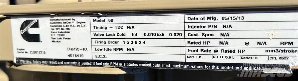 Cummins 6B Motorlar