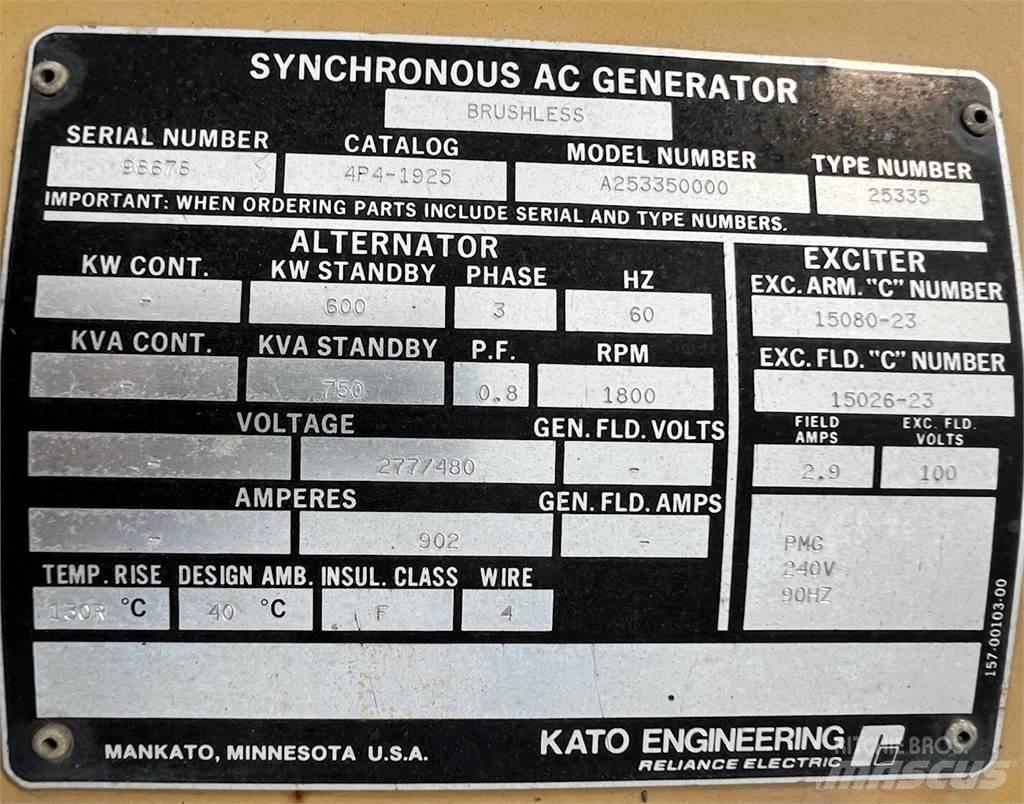 Kato 600kW Diğer Jeneratörler