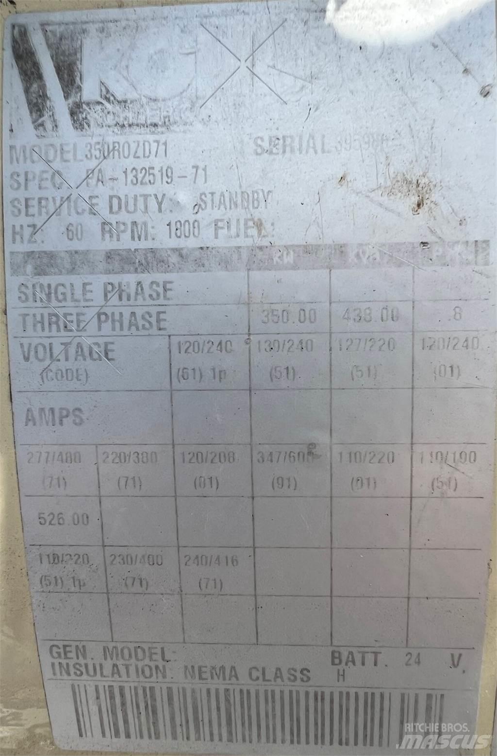 Kohler 350kW Diğer Jeneratörler