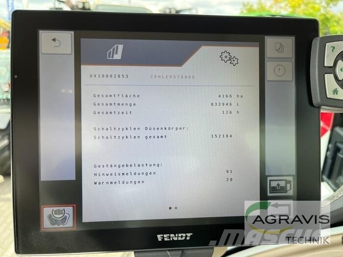Amazone UX 8601 SUPER Çekilir pülverizatörler