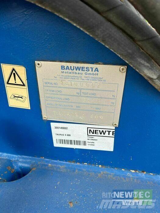  Bauwesta TAURUS S 600 Kültivatörler