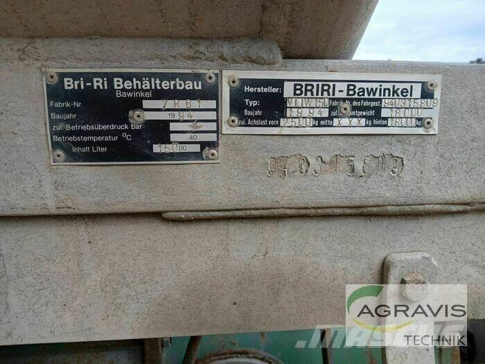 Briri VTTW 15000 Gübre dagitma tankerleri