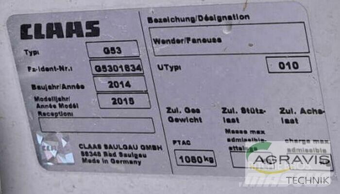 CLAAS VOLTO 800 Kombine tirmiklar