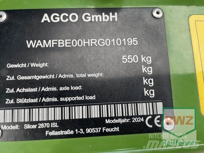 Fendt Slicer 2870 ISL Çayir biçme makinalari