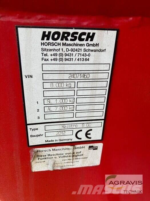 Horsch MAISTRO 8 CC Mibzerler
