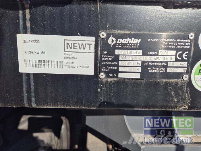 Oehler OL ZDK/HW 180 Silo tankeri