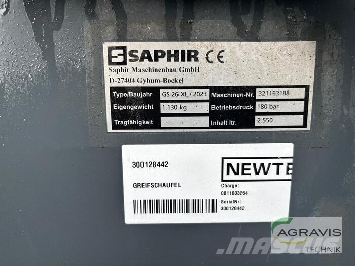 Saphir GREIFSCHAUFEL Diger hayvancilik makina ve aksesuarlari