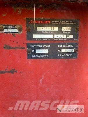 Trioliet SM-14 Diger gübre uygulama makinalari ve aksesuarlar