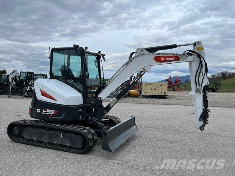Bobcat E 55 Lastik tekerli ekskavatörler