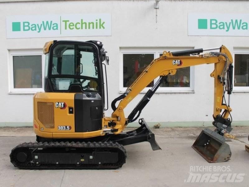 CAT 303.5 CR Mini ekskavatörler, 7 tona dek
