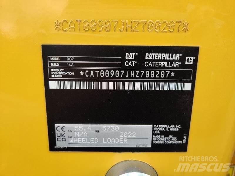 CAT 907 Tekerlekli yükleyiciler