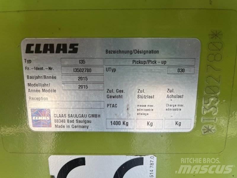 CLAAS Pick-Up Biçerdöver kafaları