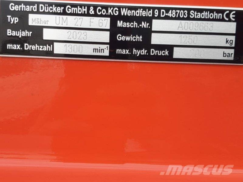 Dücker UM 27 Kompoze karistirma makinasi