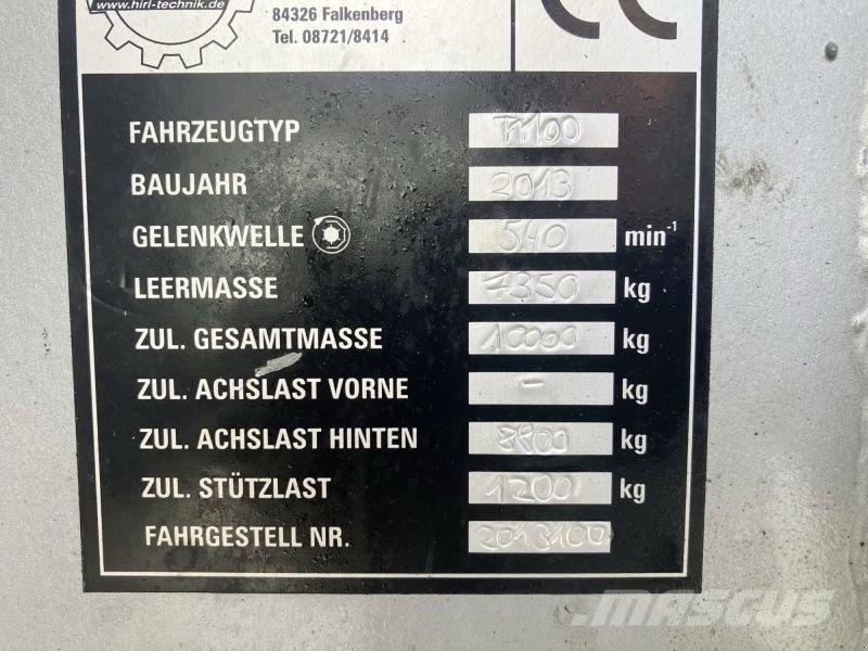  HIRL T110 Mikser besleyiciler