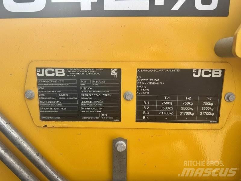 JCB 542-70 Teleskopik yükleyiciler