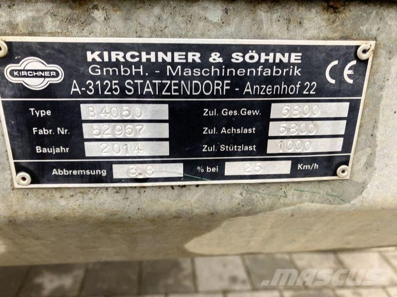 Kirchner B4050 Gübre dagitma tankerleri