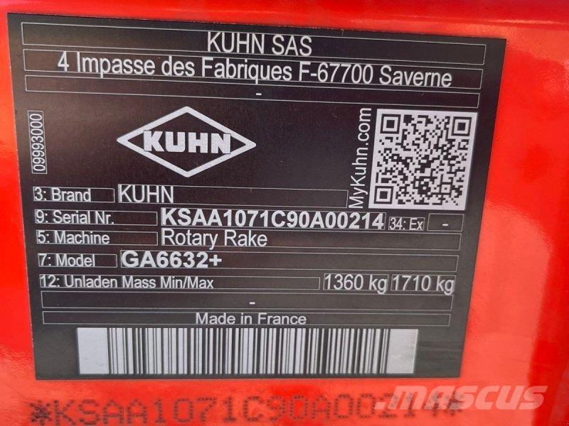 Kuhn GA 6632+ Ot Tirmigi
