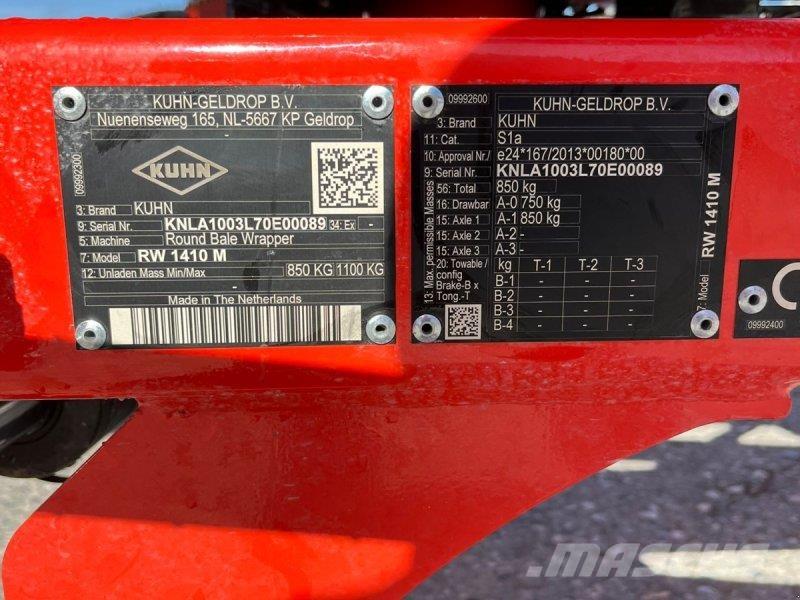 Kuhn RW 1410M Balya sarma makinalari