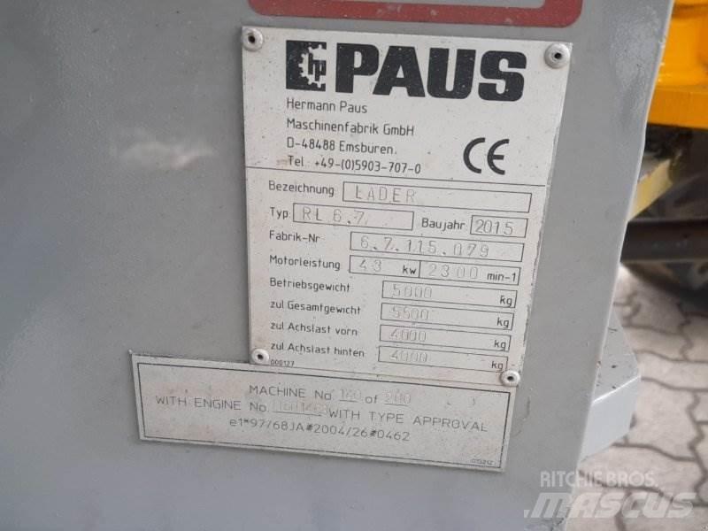 Paus RL 6.7 Tekerlekli yükleyiciler